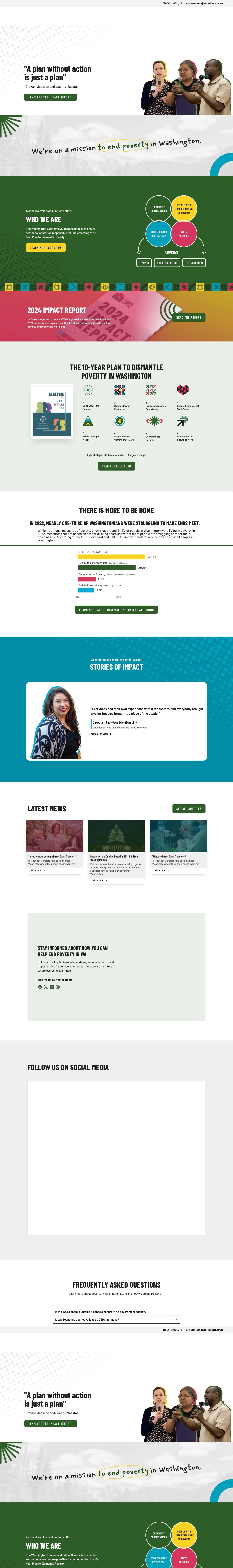 WA Economic Justice Alliance — Advocacy Platform